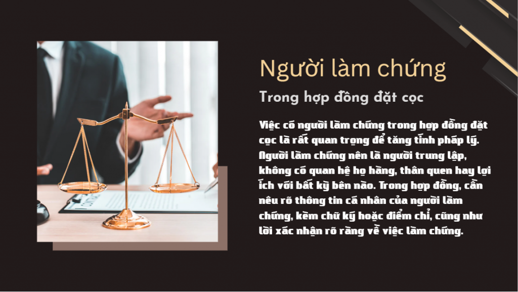 Hợp đồng có người làm chứng