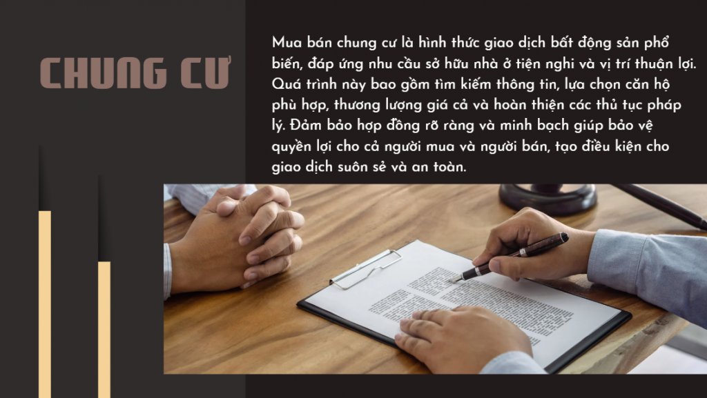 Mẫu hợp đồng mua – bán chung cư