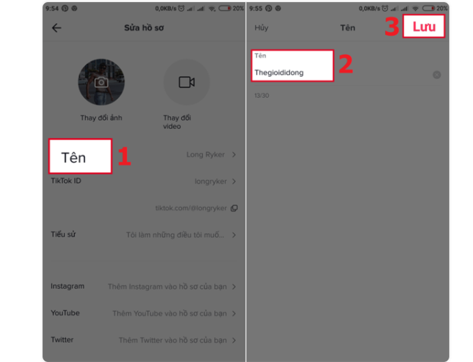 Cách đổi tên TikTok nhanh và đơn giản nhất